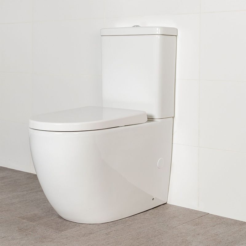 Milu Crest Back-to-wall Toilet + Odourless by Expella