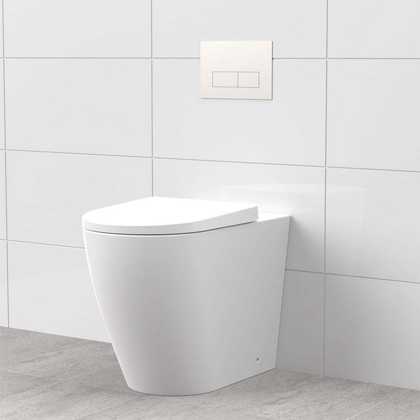 Argent Vista HygienicFlush In-wall Floor Mount Pan