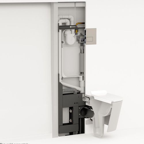 Milu In-wall Cistern with Odourless By Expella for Wall Hung Pans