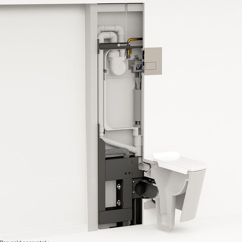 Milu In-wall Cistern with Odourless By Expella for Wall Hung Pans