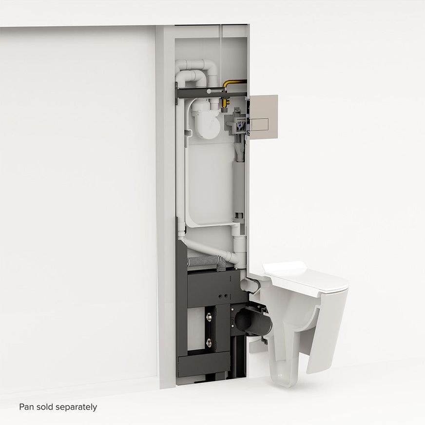 Milu In-wall Cistern with Odourless By Expella for Wall Hung Pans