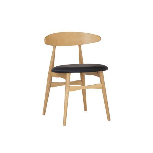 TELYN Dining Chair - Oak + Black