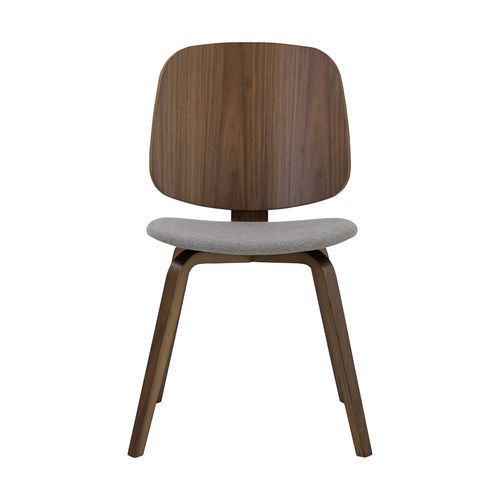 AVARIE Dining Chair - Grey & Walnut