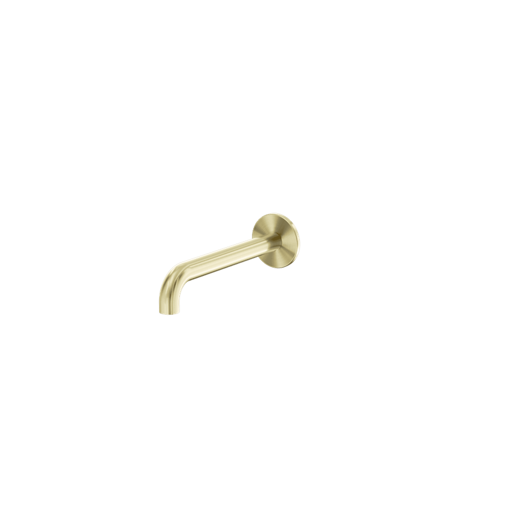 Serenity 160mm Wall Basin/Bath Set Spout only Brushed Gold