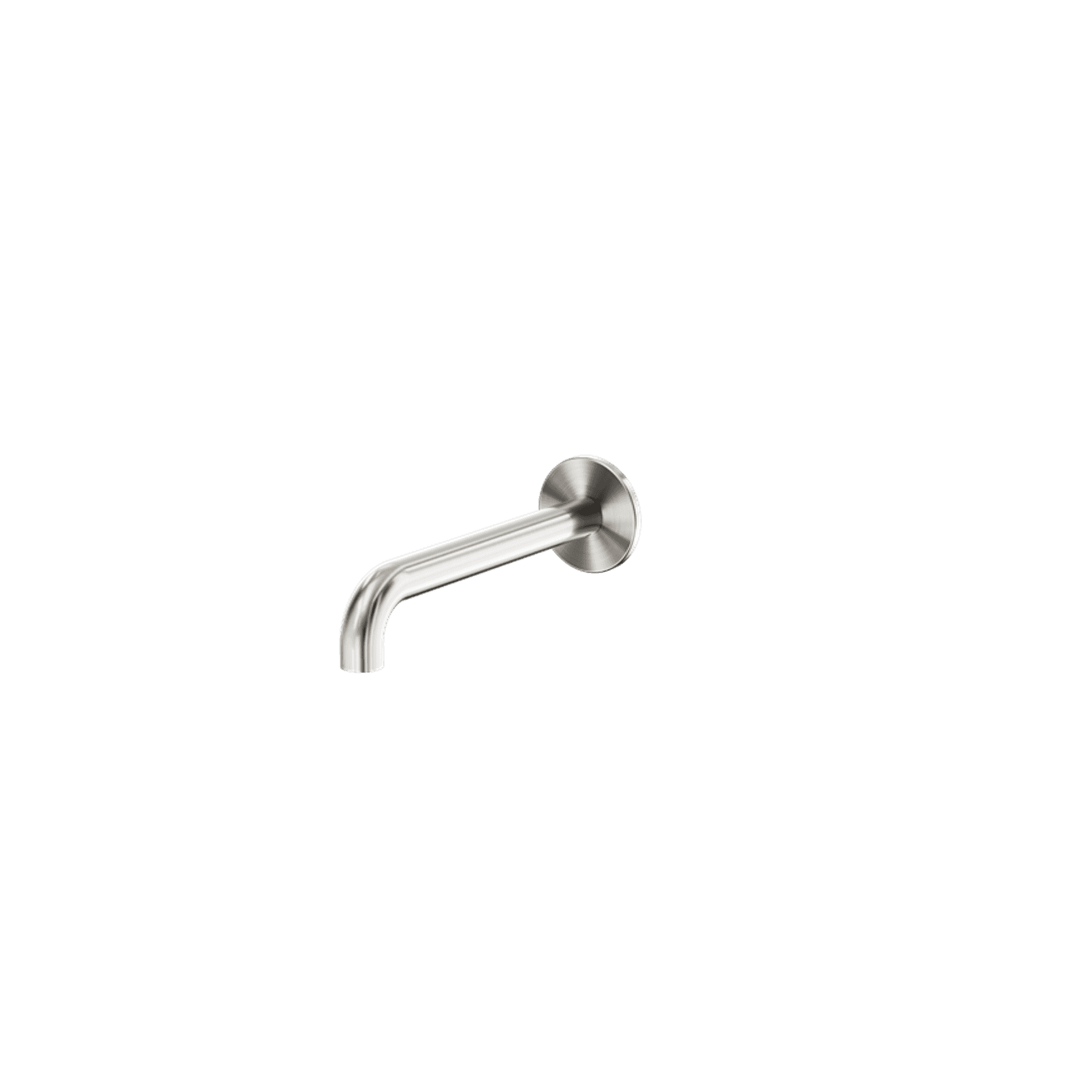 Serenity 185mm Wall Basin/Bath Set Spout only Brushed Nickel