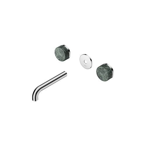 Serenity Wall Basin 160mm Spout + Verde Alpi Handle Chrome