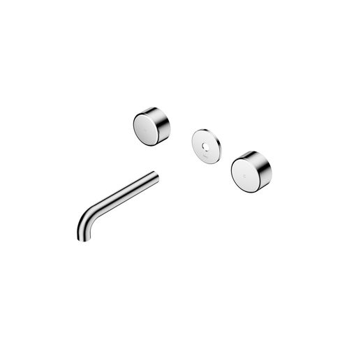 Serenity Wall Basin 160mm Spout + Metal Handle Chrome