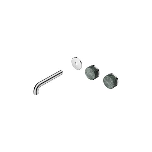 Serenity Wall Basin 160mm Offspout + Verde Alpi Handle Chrome