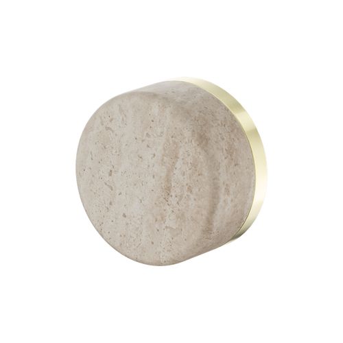 Serenity Shower Mixer Rome Travertine Handle Brushed Gold