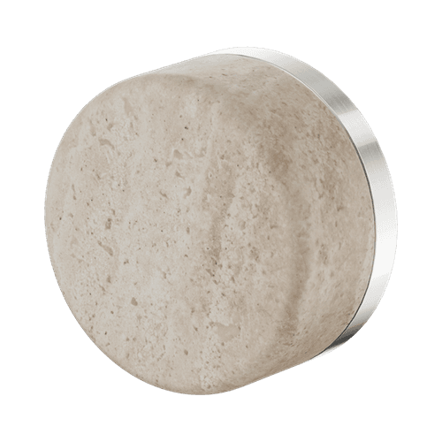 Serenity Shower Mixer Rome Travertine Handle Brushed Nickel