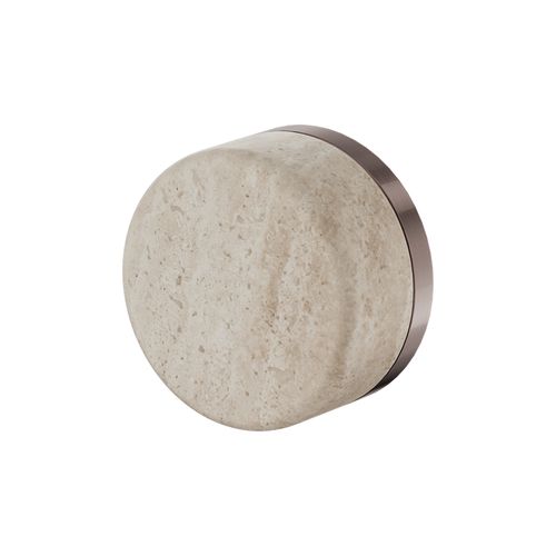 Serenity Shower Mixer Rome Travertine Handle Brushed Bronze