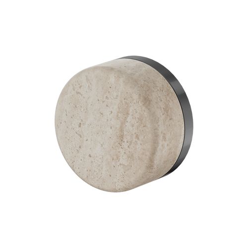 Serenity Shower Mixer Rome Travertine Handle Gun Metal