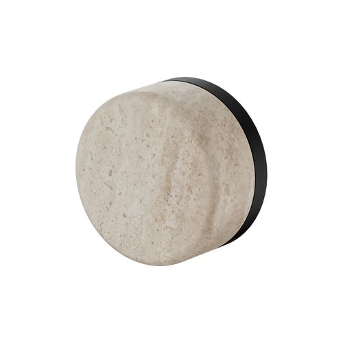 Serenity Shower Mixer Rome Travertine Handle Matte Black