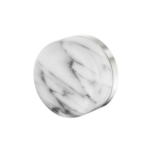 Serenity Shower Mixer Arabescato Corchia Handle Brushed Nickel