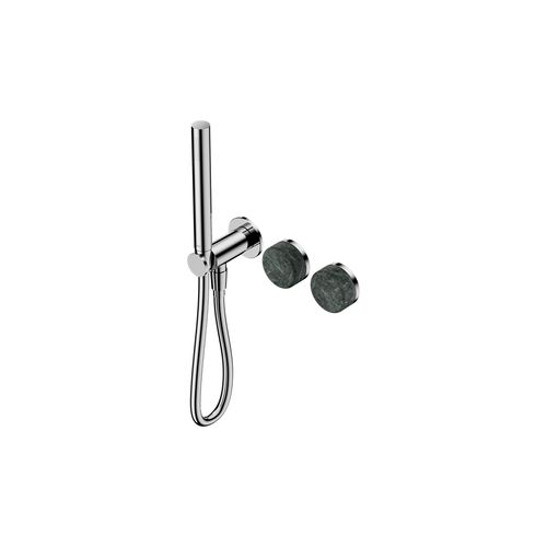 Serenity Shower System Verde Alpi Handle And Slim Shower Chrome