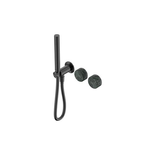 Serenity Shower System Verde Alpi Handle And Slim Shower Gun Metal