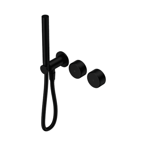 Serenity Shower System Metal Handle And Slim Shower Matte Black