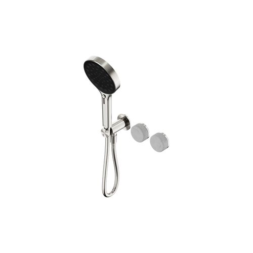 Serenity Shower System Carrara Handle And Serenity Hand Shower Brushed Nickel