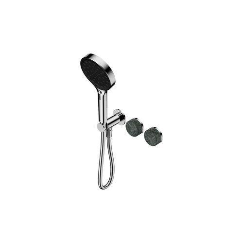 Serenity Shower System Verde Alpi Handle And Serenity Hand Shower Chrome