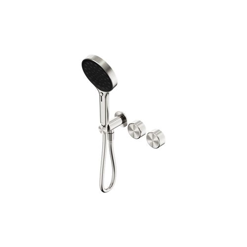 Serenity Shower System Metal Handle And Serenity Hand Shower Brushed Nickel