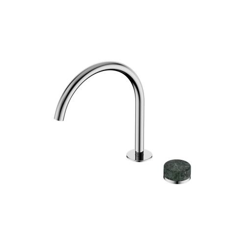 Serenity Bath/Kitchen Mixer Arc Spout Verde Alpi Handle Chrome