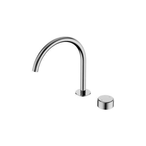 Serenity Bath/Kitchen Mixer Arc Spout Metal Handle Chrome