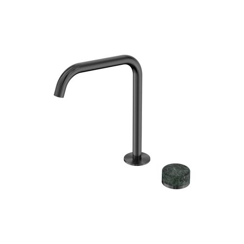 Serenity Bath/Kitchen Mixer Edge Spout Verde Alpi Handle Gun Metal