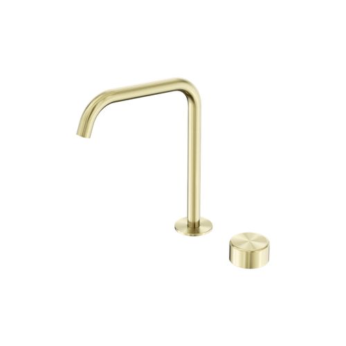Serenity Bath/Kitchen Mixer Edge Spout Metal Handle Brushed Gold