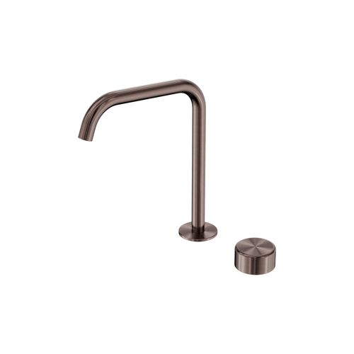 Serenity Bath/Kitchen Mixer Edge Spout Metal Handle Brushed Bronze