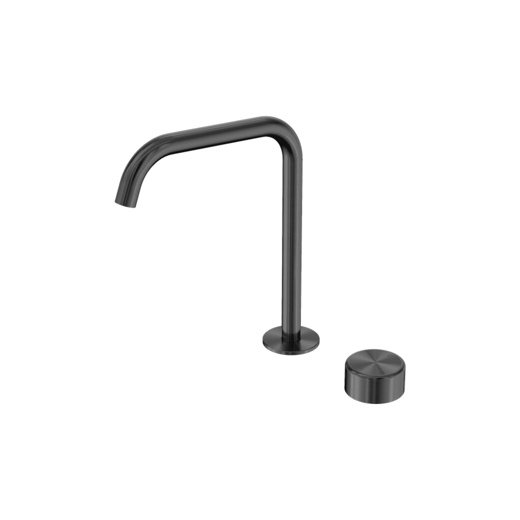 Serenity Bath/Kitchen Mixer Edge Spout Metal Handle Gun Metal