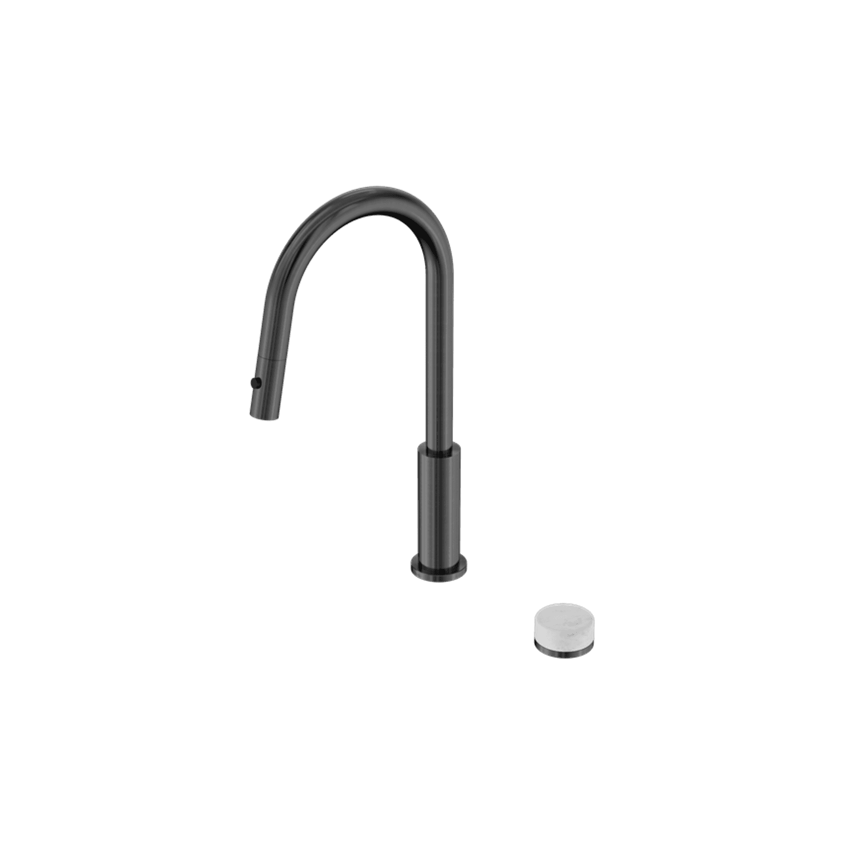 Serenity pull out kitchen Set Carrara Handle Gun Metal