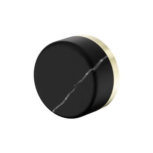 Serenity Shower Mixer Marquina Black Handle Brushed Gold