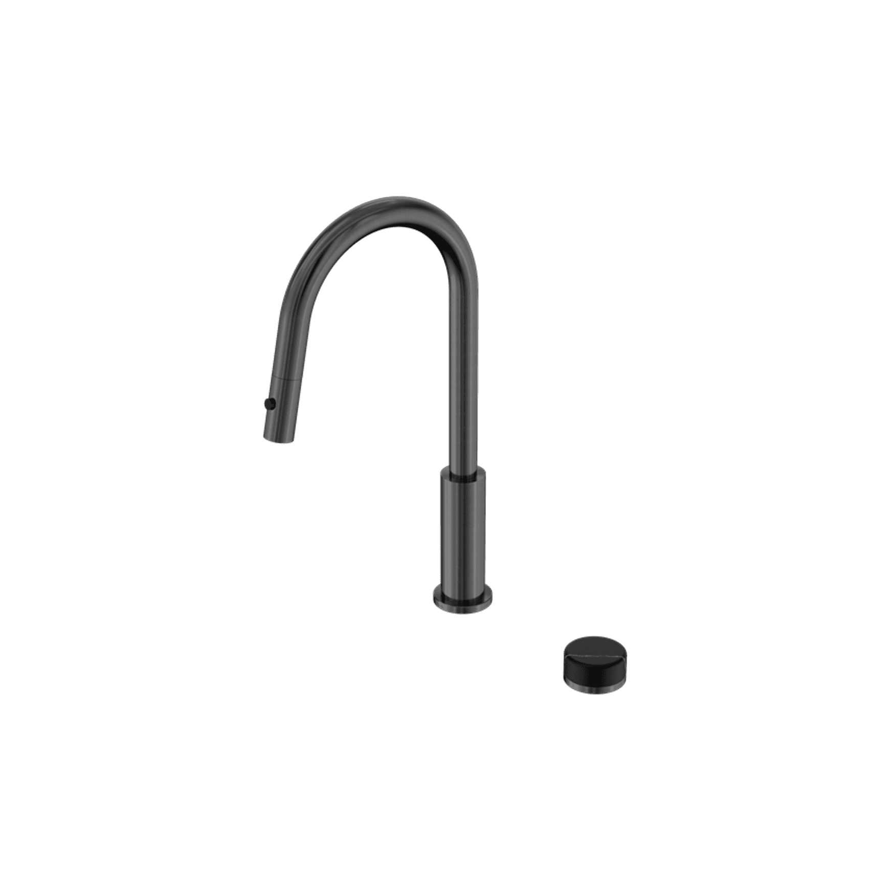 Serenity pull out kitchen Set Marquina Black Handle Gun Metal