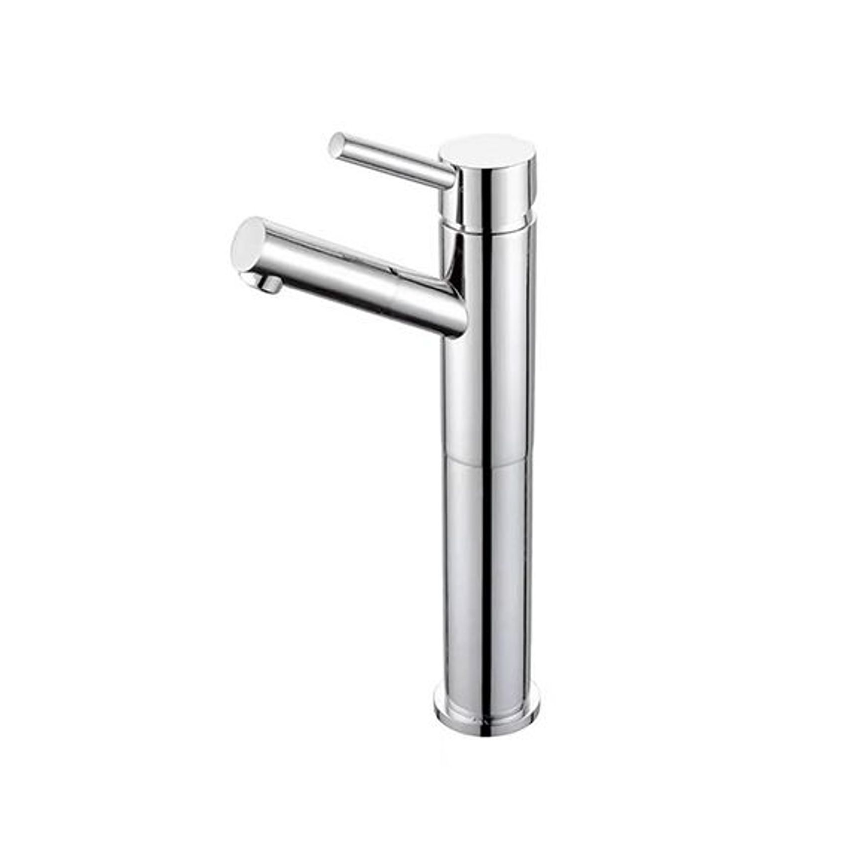Dolce Tall Basin Mixer Angle Spout Chrome