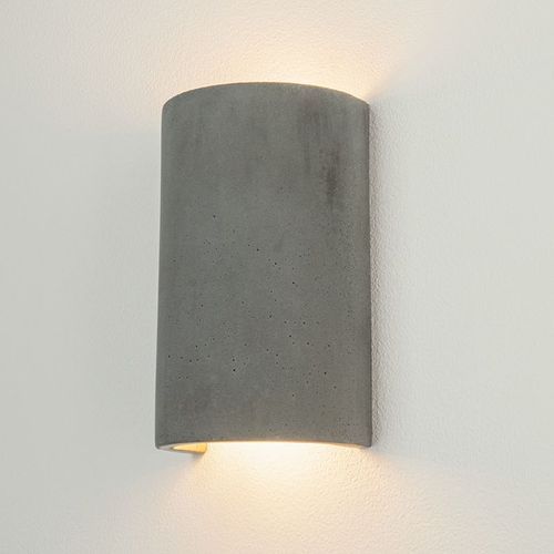 Olympia Curve Concrete Wall Light