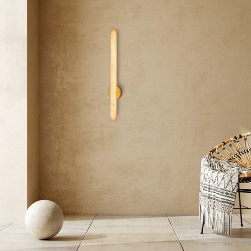 Zeus Pillar Wall Light 65cm