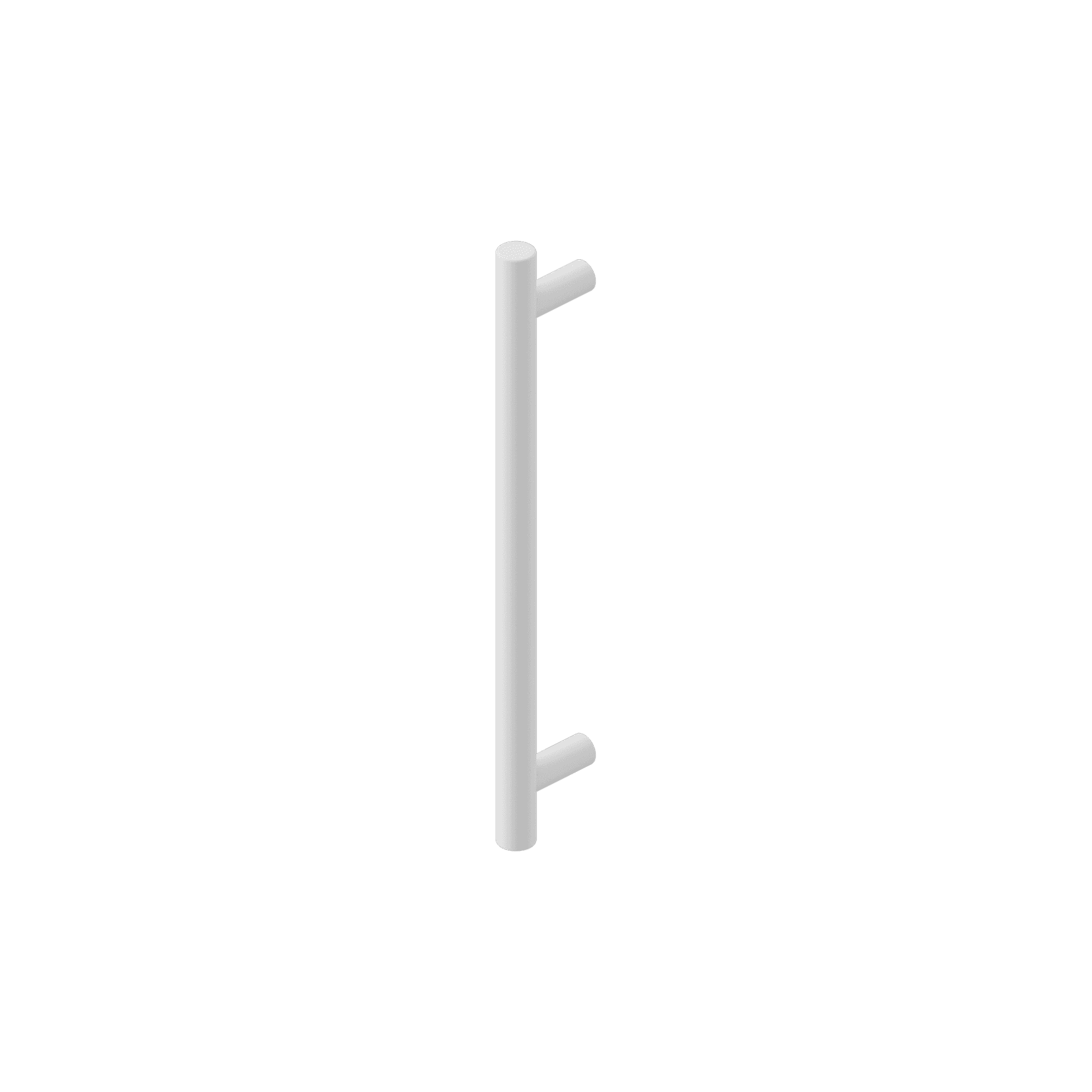 Mecca Pull Handle 200mm Matte White