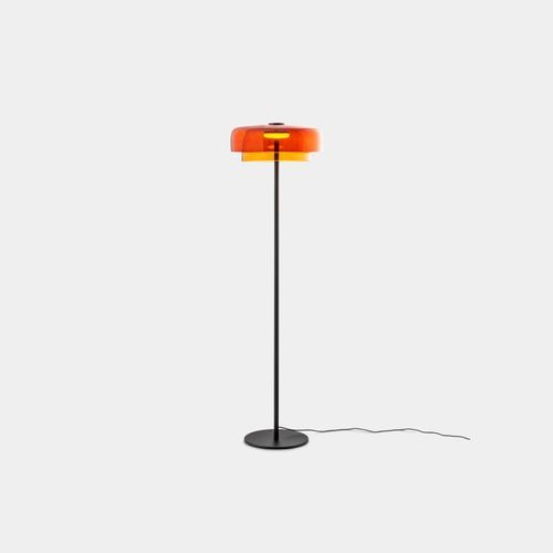 Lark 2 Shade Floor Lamp - 42 cm in Amber