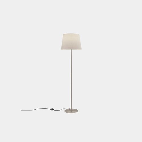 Paige Floor Lamp in Satin Nickel