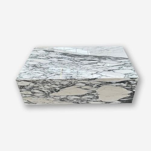 Block Coffee Table - Arabsecato Marble - Small | Natural Stone Co.