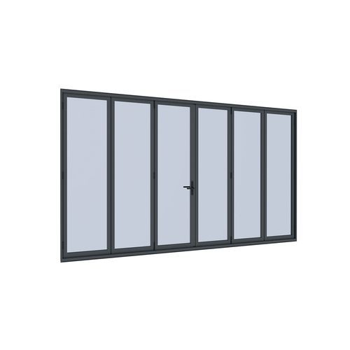 Bifold Glass Door For Pacific Wall Mounted Pergola