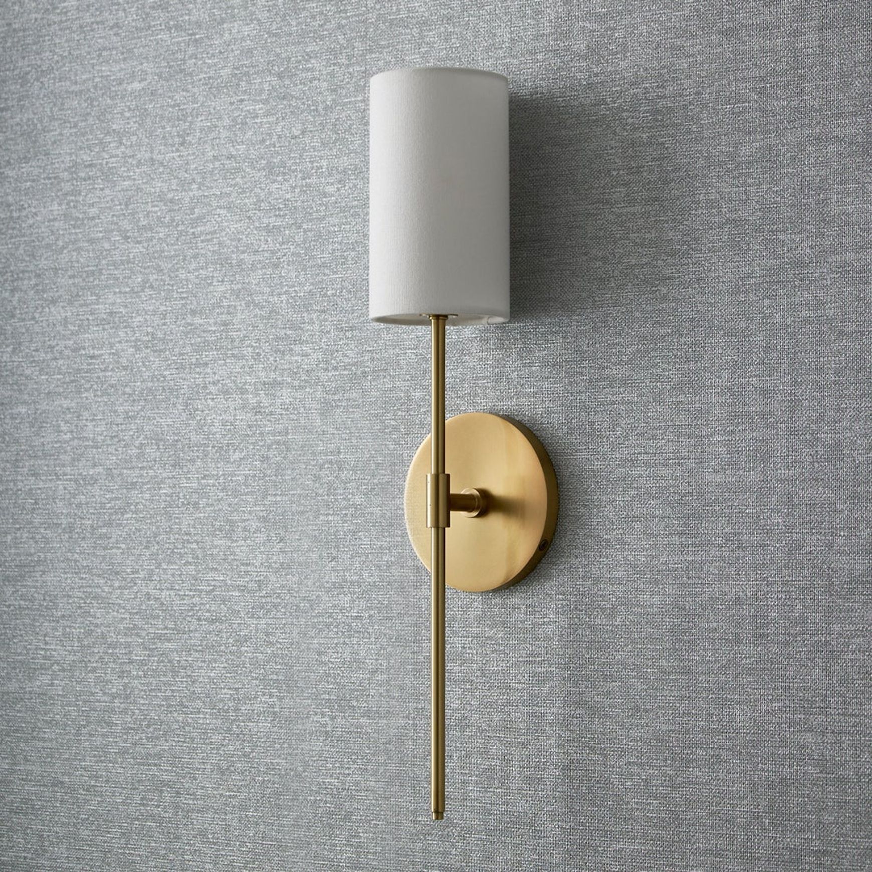 Haven 1 Light Wall Light in Aged Brass