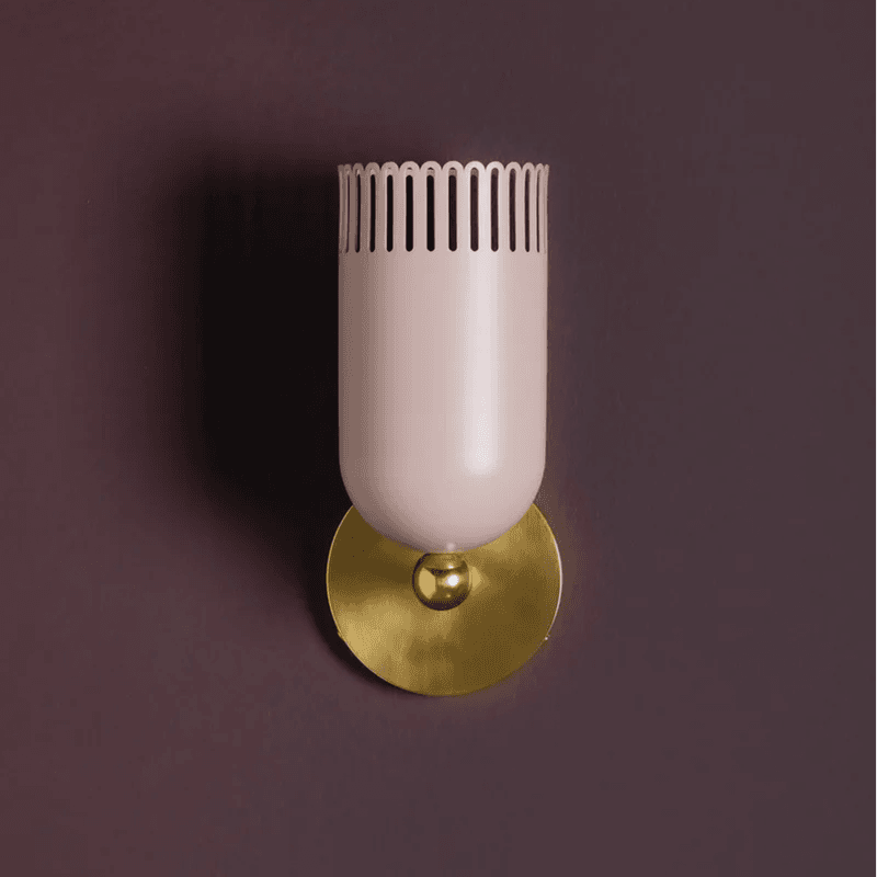 Posie 1 Light Wall Light in Natural Dust Pink