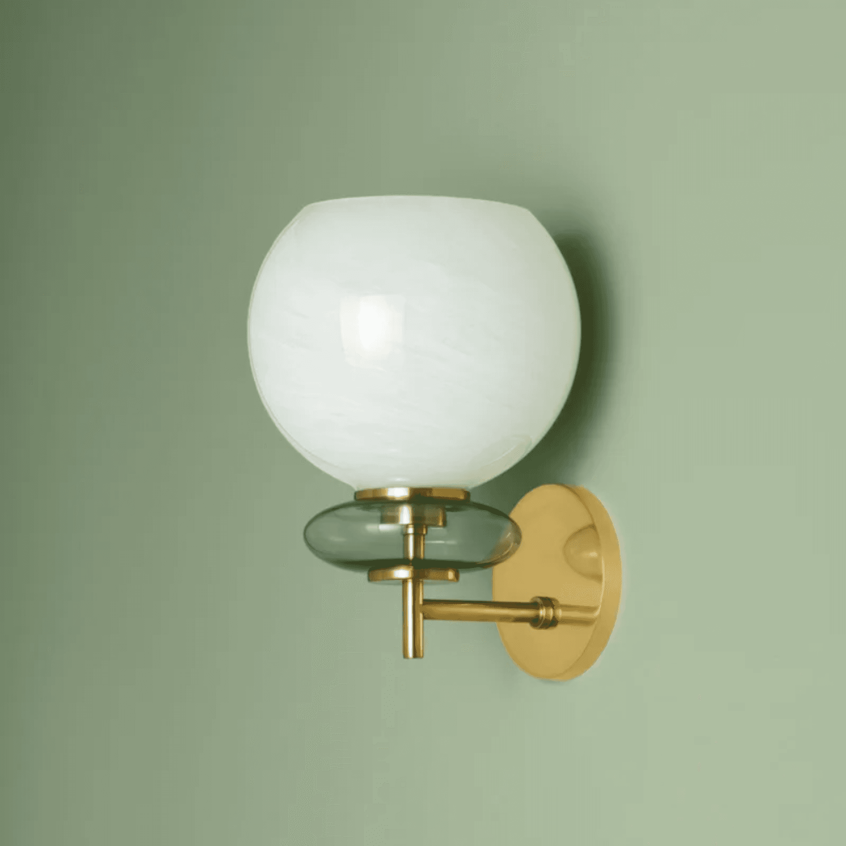 Farah 1 Light Wall Light In Aged Brass