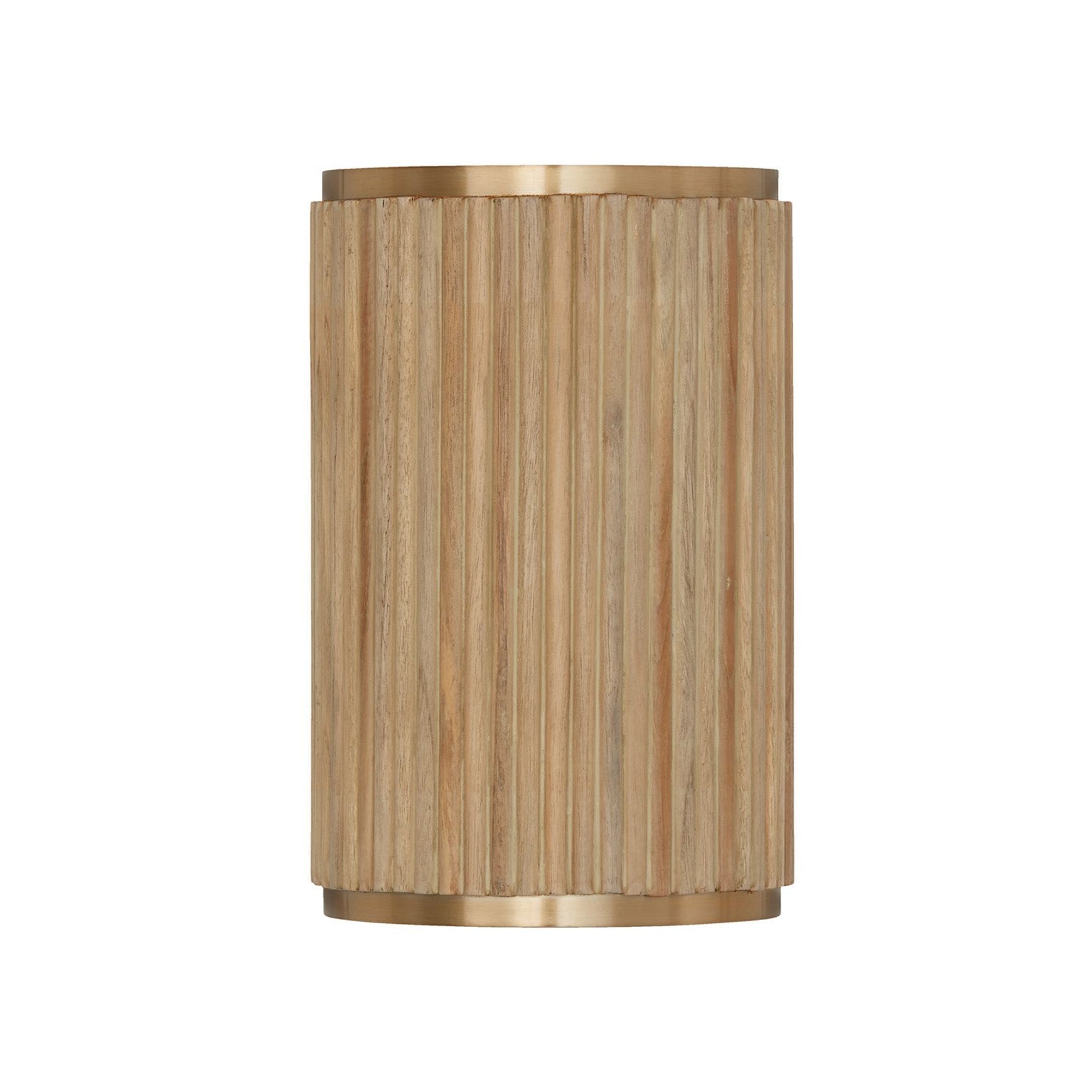 Cody 2 Light Wall Sconce In White Wash & Matte Brass