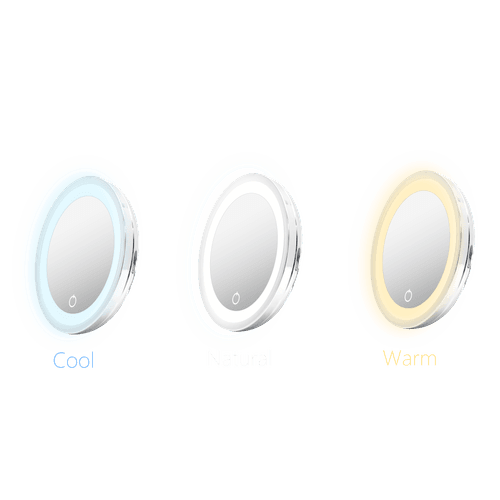 Wall Mount LED Magnify Mirror - Hardwire