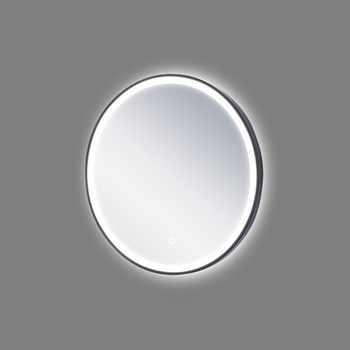 Granada LED Black Aluminium Framed Mirror with Demister