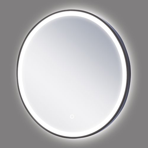 Granada LED Black Aluminium Framed Mirror with Demister