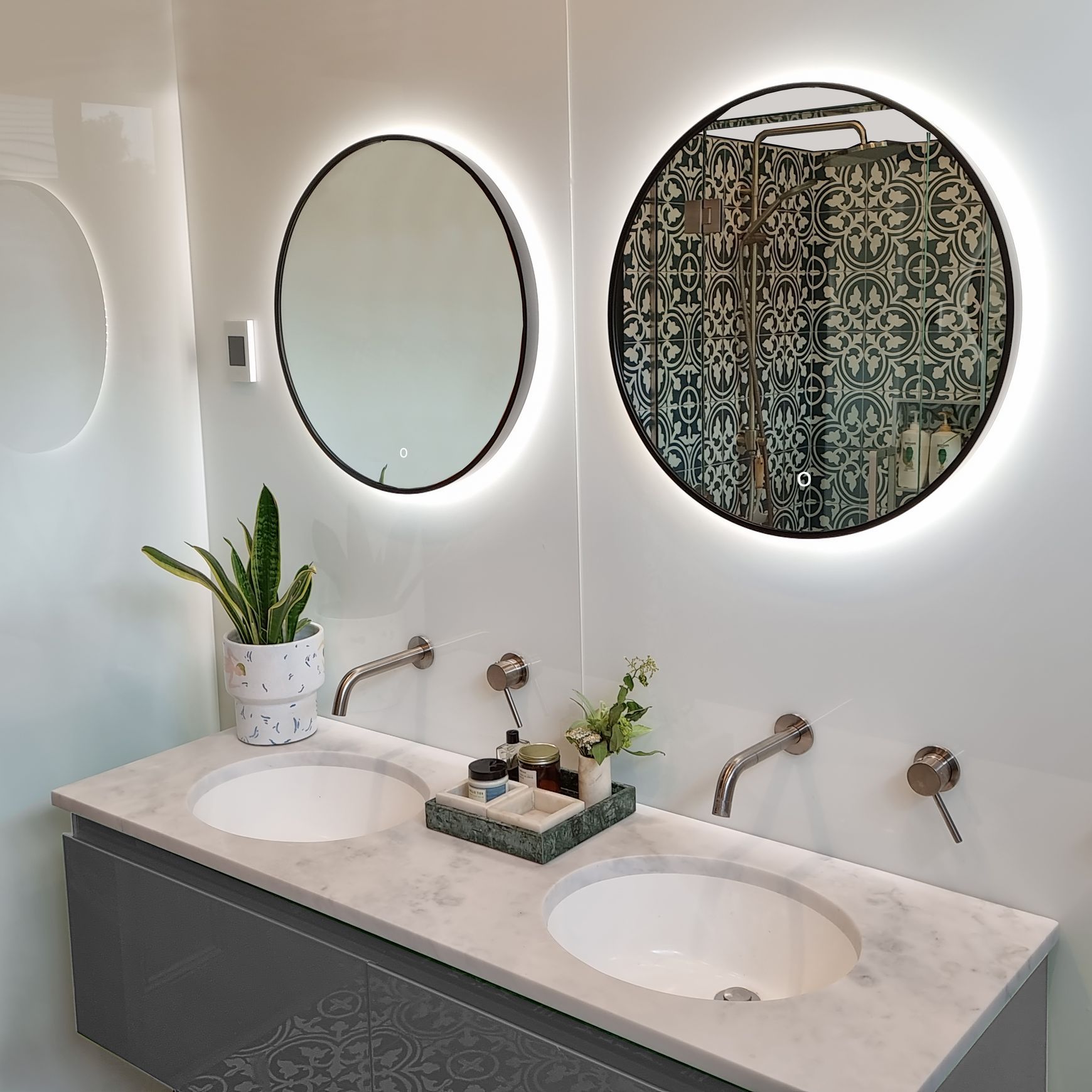 Granada LED Backlit Mirror with Demister