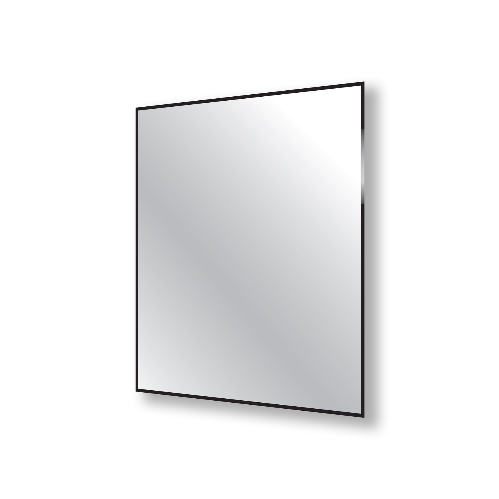 Nero Rectangle Mirror with Hidden Fittings